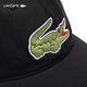 鳄鱼（LACOSTE）LACOSTE法国鳄鱼男女同款春季潮流时候logo印花棒球帽|RK9871 031/黑色 TU 均码