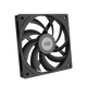 Übertakten Triple (PCCOooler) F5 R12015 Black 12 cm Chassis-Lüfter 15-mm-Dicke Dünne Lüfter 4Pin Dual-Kugellager für ITX-Down-Druck-Computerkühlermodifikation geeignet