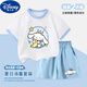 Disney Girl de 2-15 ans Kulomi Cotton T-shirt à manches courtes Short Suit Été Nouveau ensemble de deux pièces pour enfants de taille moyenne de taille moyenne 3291 Ensemble de deux pièces Purple Top + Couleur solide Jupe courte 110 cm