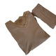 Dan Nanwei Korean Society 9889 Wool Silk Heating Suit V-neck Lace High Waist Hip Slim Autumn and Winter Bottoming Thermal Underwear Brown Color 80-140Jin Jin equals 0.5kg One size fits all