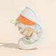 Tombeck-Babysandalen für Jungen und Mädchen Sommer Kleinkindschuhe 1-3 Jahre alte Babysandalen Weiche Lösche Babyschuhe Ozean Blau 20#