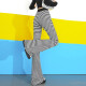 
2025 spring and summer drooping stripes loose casual micro-flare pants high waist wide-leg pants floor-sliding long pants women's trendy color [MY-686] 4XL
