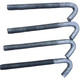 Kezhitu 14M16 hook screw bolt 7 shape hook head screw mine vibrating screen screen screw screen hook and hook wire 12130 (100 sets containing nuts)