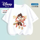 
Disney (Disney) Children's Clothing Boys Summer Set 2025 New Ao Bing Clothes Nezha Children's Little Boy Pure Cotton 983HG Men's White Short Sleeve 110 (Suggested height 95-105cm)