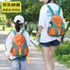 Lugeli Children's Backpack Outdoor Travel Backpack Light Hiking Spring Outing Elementary School Kindergarten School Bag Mountaineering Bag Children's Mountaineering Bag Orange 15L