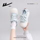 
Huili women's shoes new style of women's breathable and cute thick sole versatile white shoes for women 5022Z blue/green 37