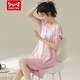 Cat Man (Miiow) Camisón suelto de color sexy modal modal para mujeres en verano estilo delgado más grasa más estilo nuevo para ropa para el hogar [color sólido sin mangas-753-fabric] m (80-100Jin [Jin equivale a 0.5 kg])