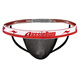 New Australian sexy big mesh hole men's underwear stretch mesh double thong men's thong black S