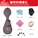 星海儿童琵琶乐器初学者入门练习色木材质老红木色花开富贵头饰 897EXY儿童琵琶
