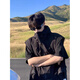 GXMY American Functional Functional Maneveless Work Chaleco de alta gama de la marca de moda de montaña de alta gama Menores de la altura de la montaña con capucha Chaqueta para hombres Black XL