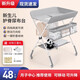 Rabbit Bear Diaper Table Baby Care Table Portable Multi-function Foldable Bathroom Baby Bed Change Diaper Touching Table Upgrade Skeleton-Cast Gray Lifting and Lower (One-click Folding