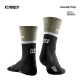 CEP618 big promotion runner sports socks compressed socks running mid-tube socks practical basketball socks men and women Dragon Boat Festival women's style dark maroon/off-white S