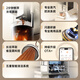 Coffee Freedom (KAxFREE) Government Subsidy Cold Brew Coffee Machine Fully Automatic Italian Household Fully Automatic Coffee Machine Grinding Integrated Steam Milk Frothing A2 Moon White Double Eleven