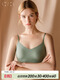 Huxi Aimu Group Vest Style No Size No Mark No Wires Comfortable Thin Bra Underwear Autumn Thin Br Gray Green XS 160 (70A/75A/70B/75B/7