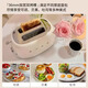 SMEG/Smeg retro toaster breakfast machine sandwich toast toaster multi-functional household small housewarming birthday gift official authentic 6-speed baking TSF01 black (two-piece)