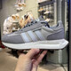 Adidas official ship store casual shoes men's shoes women's shoes new Clover sports shoes RETROPY E5 shock-absorbing running shoes GY9922 Yuan Ancestral Gray 36