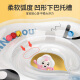 鲸保婴儿游泳圈 0-3个月脖圈 新生儿游泳圈宝宝洗澡颈圈K5012蓝色中码