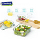 Box de vidrio de vidrio templado coreano horno microondas calefacción de calefacción de frescura