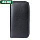 Yunluo Long Herren Reißverschluss Brieftasche große Kapazität Coin Wallet Herren Mobiltelefontasche Freizeitgeschäft Multi-Card-Kartenbeutel Schwarz