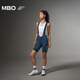 MBO Double Arrow Summer Women's Cycling Pants Shorts T511 Texture Road Bicycle Outdoor Sports Bib Pants Twilight Blue (5-point pants) L