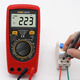 Renjuyi Shenzhen Binjiang BM9205 high-precision anti-burn digital multimeter automatic shutdown measuring capacitor digital display BM9208 standard configuration