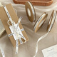 DOROCH ribbon ribbon 5m beige English packaging cake flowers tie decoration Christmas gift Thanksgiving gift