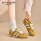 LA CHAPELLE SATOS DE MUJERES 25 AÑOS Nuevos zapatos para mujeres Mesh zapatos de mesa transpirables zapatos de entrenamiento versátiles versátiles de entrenamiento sin pies malolientes zapatos para mujeres livianos amarillo xxe6628-2 37
