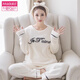 
Modal coral velvet pajamas for women in winter thickened velvet cute suit flannel princess style women's home clothes autumn and winter XT-9923# M