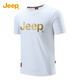 T-shirt Jeep (Jeep) pour les tendances de la mode des hommes et les jeunes polyvalents du cou rond