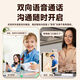 
CONRING camera HD indoor home monitor wireless wifi network with night vision panoramic voice 360 ​​degrees without dead angles Home and mobile phone remotely can automatically rotate dialogue