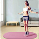 
Liu Shangge jump rope shock absorbing pad Ropeless jump rope mat TPE sound insulation shock absorbing household anti-slip sports jumping thickened 8 10mm thick 13561cm leather pink oval 8mm (beginners)