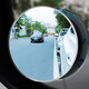 
KOOLIFE Car rearview mirror small round mirror reversing mirror small round mirror 360 degree high-definition adjustable wide-angle mirror boundless HD white mirror-fitting