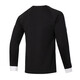 Adidas Adidas Clover pour hommes et femmes Vêtements 2025 Spring New Couple Slim Long Manche T-shirt Casual Sportswear Black / IA4877 M