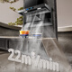 Oppein Range Hood Range Hood Top Side Dual Saug Range Hood Rauchherde Set Range Hood Haushalt Ultra-dünner großes Saug mit großer Luftvolumen 7-förmige Energieeffizienz der ersten Ebene [Single Hood] 22M-Voice Control KB701