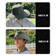 OUSEN SUN Protection Hat Men Summer Outdoor Sun Hat Protection UV grande randonnée Randonnée Nouveau
