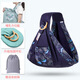 Tongxin (tongxin) newborn baby swaddle strap backpack one shoulder strap oblique side hug bag horizontal hug pure cotton baby cradle hug strap four seasons lace navy blue