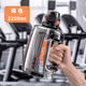 Bethes water cup tons cup sports fitness kettle large capacity water cup summer straw cup plastic cup black 2200ml