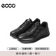ECCO business casual shoes for men breathable low-top cowhide shoes Yashi 207124 01001 black 40