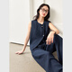 
Vanciman design solid color vest fashion suit for women 2025 summer new loose wide-leg pants two-piece set M9759 royal blue S