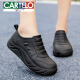 Cartelo 2025 Botas de lluvia bajas para mujeres zapatos de llave sin deslizamiento de la suela gruesa para la protección del parto zapatos de goma versátiles del tubo corto de la boca, la boca del espesor] ​​40 adecuados para los pies de 39