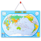 Deli ar Magnetic World Puzzle Kinder Spielzeug Geburtstagsgeschenk Geografische Erleuchtung LG871