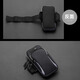 OIMG running mobile phone arm bag men's and women's mobile phone bag sports mobile phone arm cover fitness cycling night running professional equipment storage gray arm bag