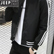 JEEP SPIRIT2025新款防晒衣服男士夏季透气防紫外夹克薄款户外冰丝外套 9858米杏色夏季薄 S