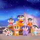 Blind Box Figure Crayon Shin-Shiba Cartoon Toys Toys Cartoon Peripheral Petit Ornements Toys pour enfants pour garçons et filles Cadeaux d'anniversaire Naughty New Paradise One Color Box (12 pièces)