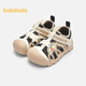 Balabala baby functional shoes baby shoes cartoon 2025 summer new shoes white and black tone 00319 25