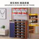 Yimo Shoe Rack Home Door Dustproof Simple Shoe Cabinet Entry Clothes and Hat Storage Rack Tea Blue Five-Layer 70