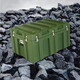 Jingshi outdoor military green rotational molding box supply box storage box transportation equipment box airdrop box ammunition medical box field preparation box rotational molding large box 1200*500*450mm