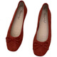 Jingpufei bow with shallow mouth flat single shoes women's ballet shoes red 2025 J683-4 red 40