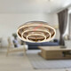 Leshi (NVC) Leshi Beleuchtung Kronleuchter Einfacher moderne und modische Wohnzimmer Esszimmer Studium Schlafzimmer Licht Luxus Yaqi JZQX12155 Decke Kleine Runde 35W-40*13 cm 7020749