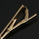 Zitronenfaser -Herren -Simple Silver Metal Tie Clip Clip Business Professional Tie Pin Persönlichkeit Kristallkrawatten Clips Frauen [Silberbindungsclip] (Style Random Distribution) J.